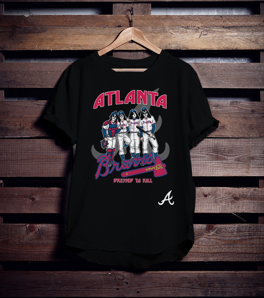 Atlanta Braves KISS Dressed To Kill T-Shirt