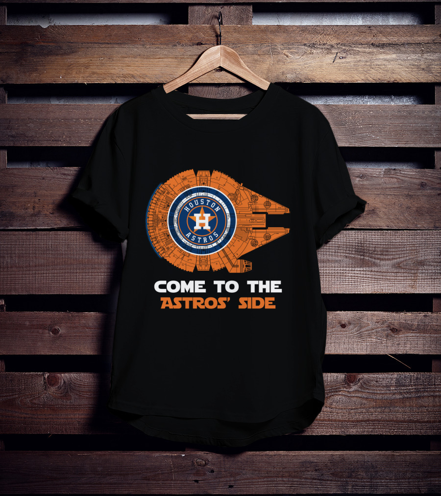 Houston Astros Millennium Falcon Come To The Astros' Side T-Shirt