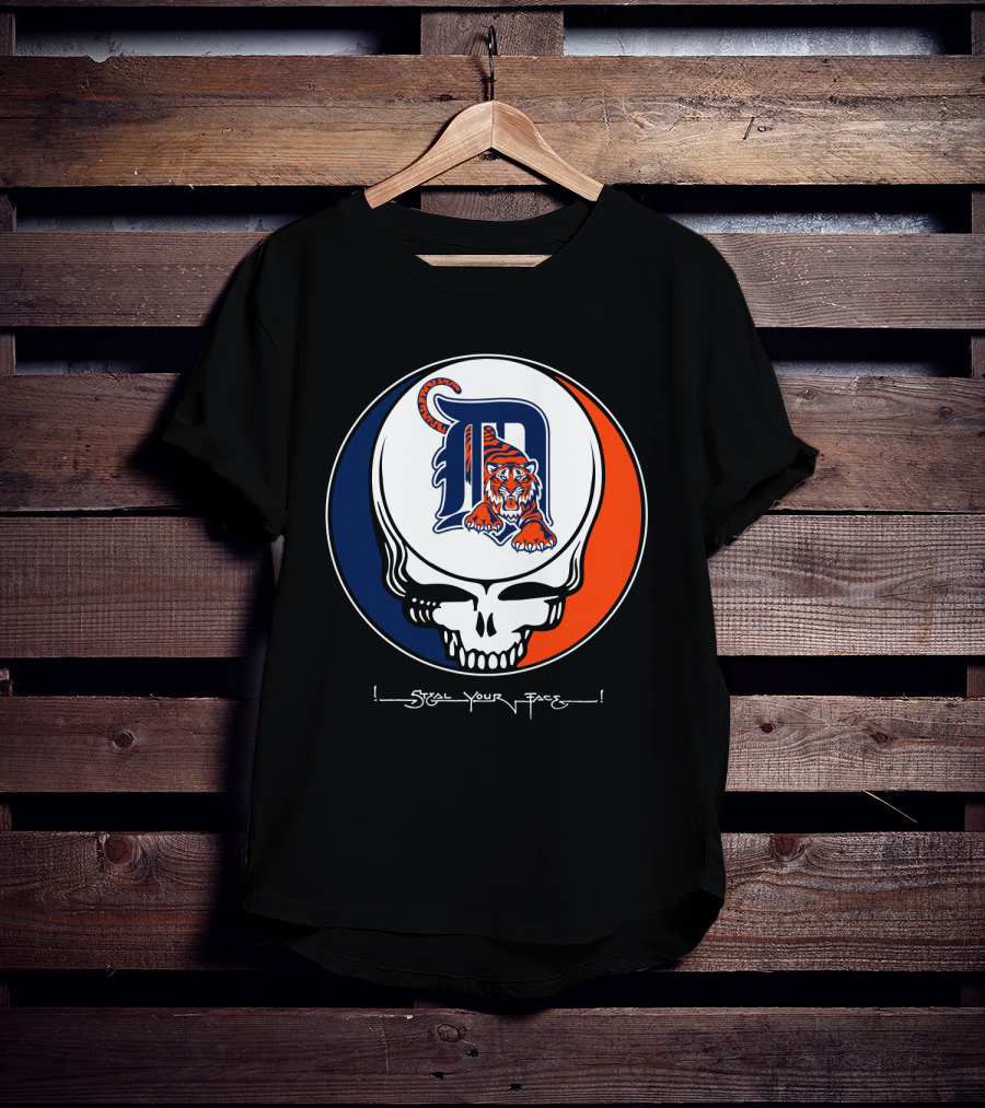 Grateful Dead Steal Your Face Detroit Tigers T-Shirt