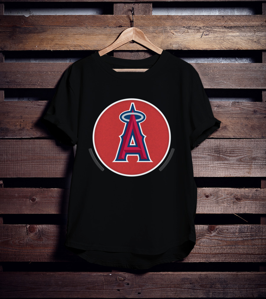 Los Angeles Angels Of Anaheim Red Halo T-Shirt