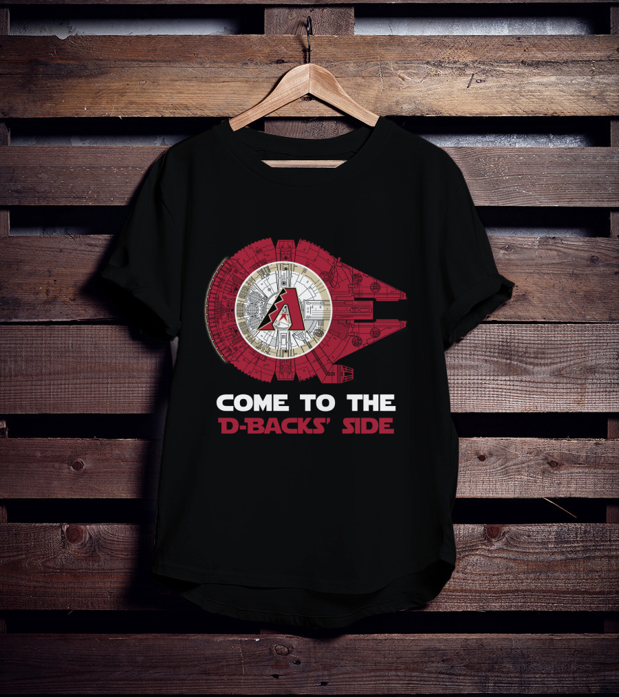 Come To The D-Backs' Side Arizona Diamondbacks Millennium Falcon T-Shirt