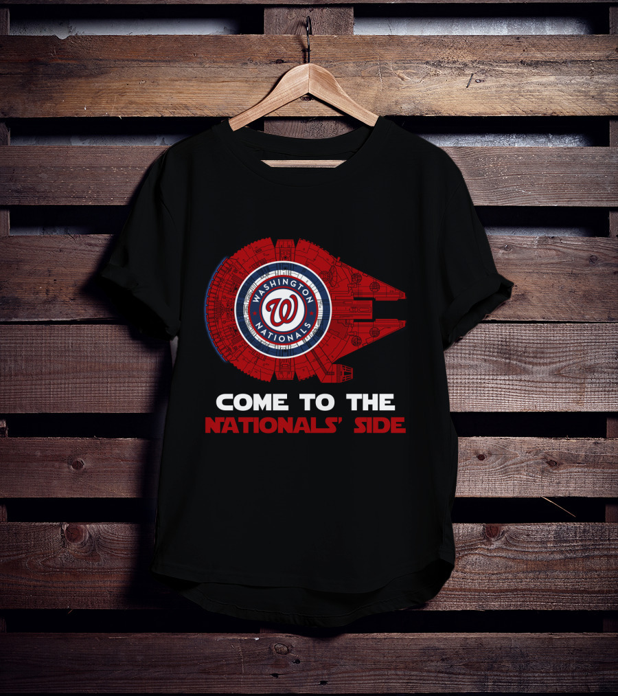 Washington Nationals Come To The Nationals' Side Millennium Falcon T-Shirt