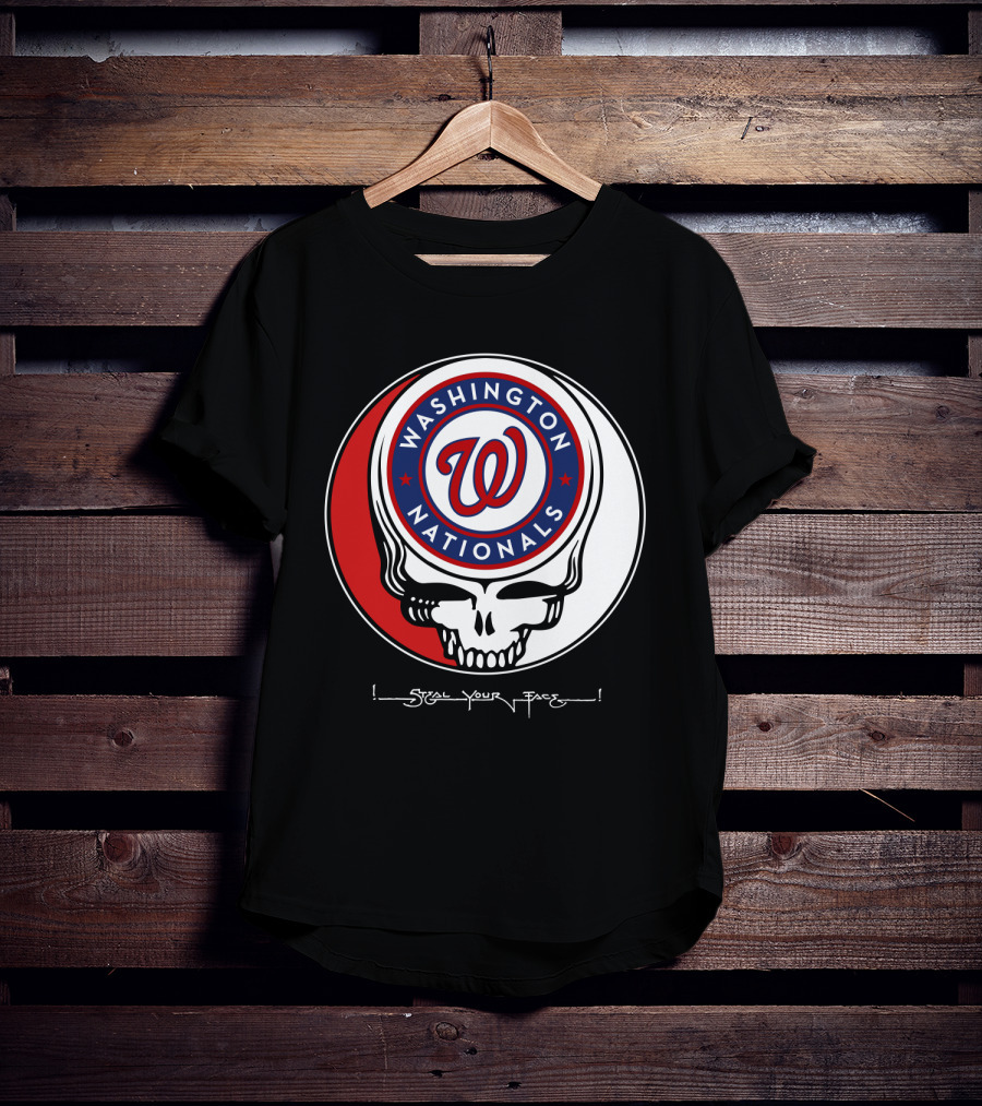 Washington Nationals Grateful Dead Steal Your Face T-Shirt