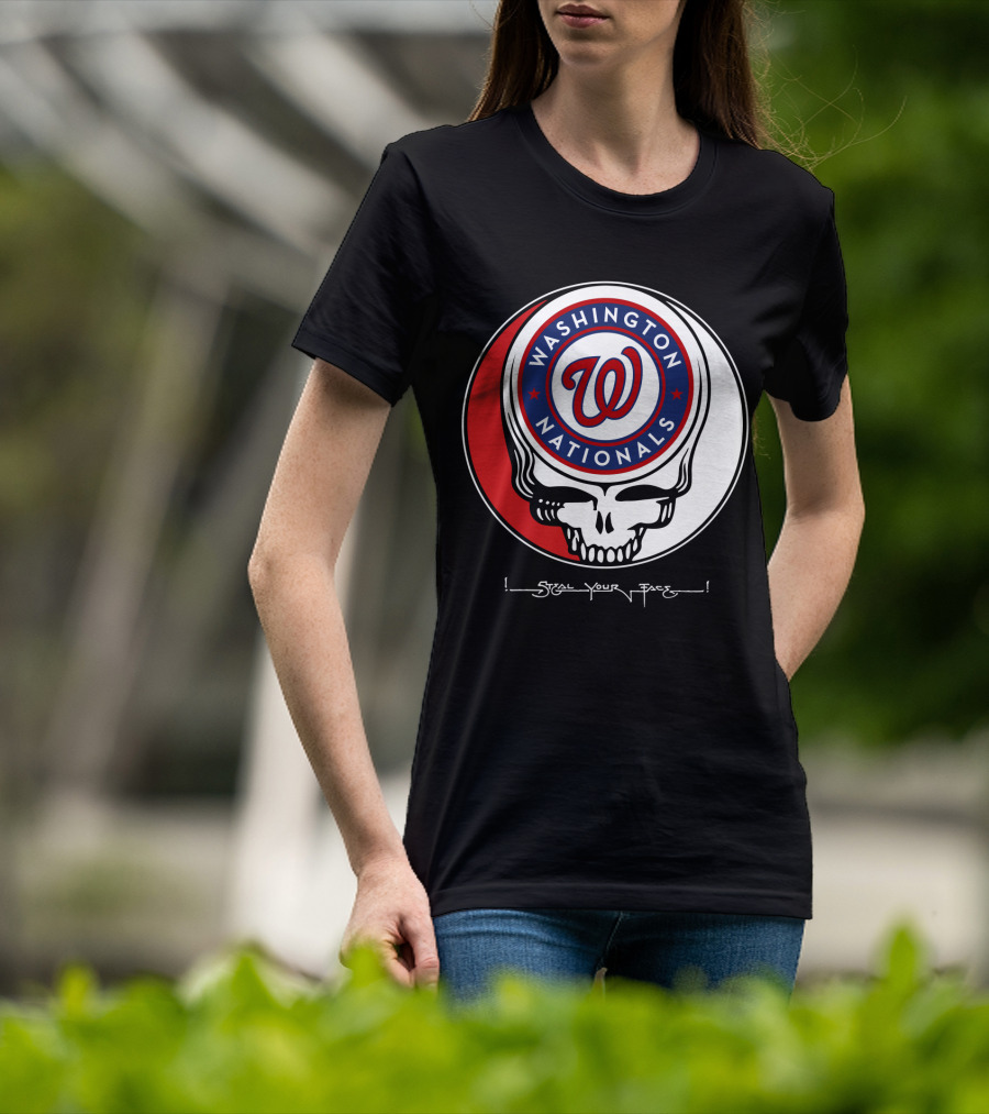 Washington Nationals Grateful Dead Steal Your Face T-Shirt