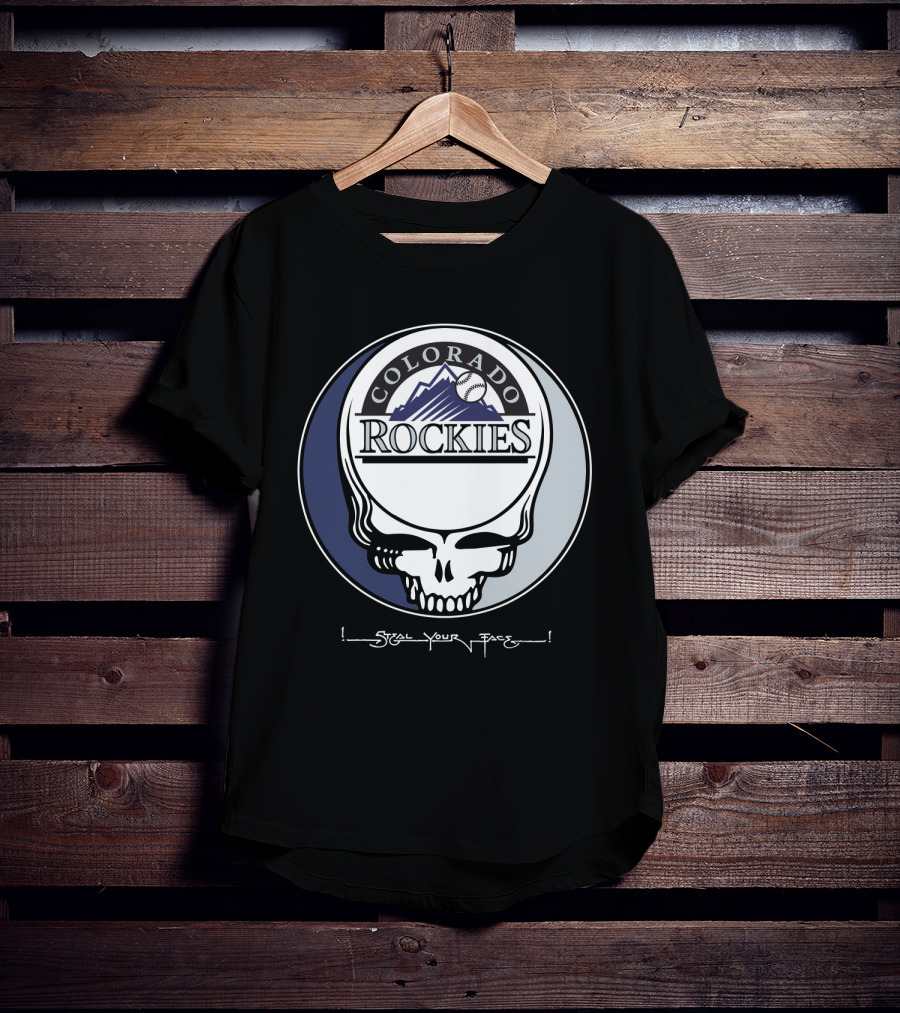 GRATEFUL DEAD Colorado Rockies Steal Your Face T-Shirt
