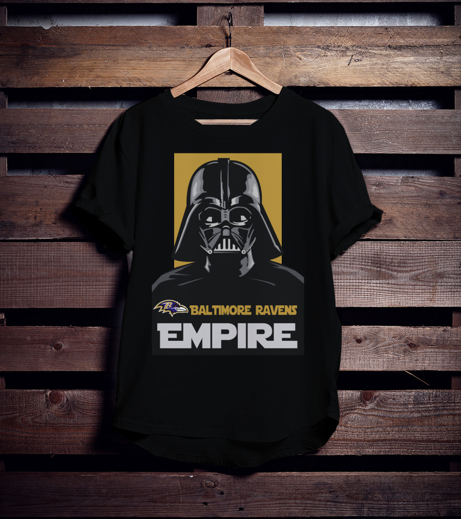 Baltimore Ravens Empire Darth Vader Ravens T-Shirt