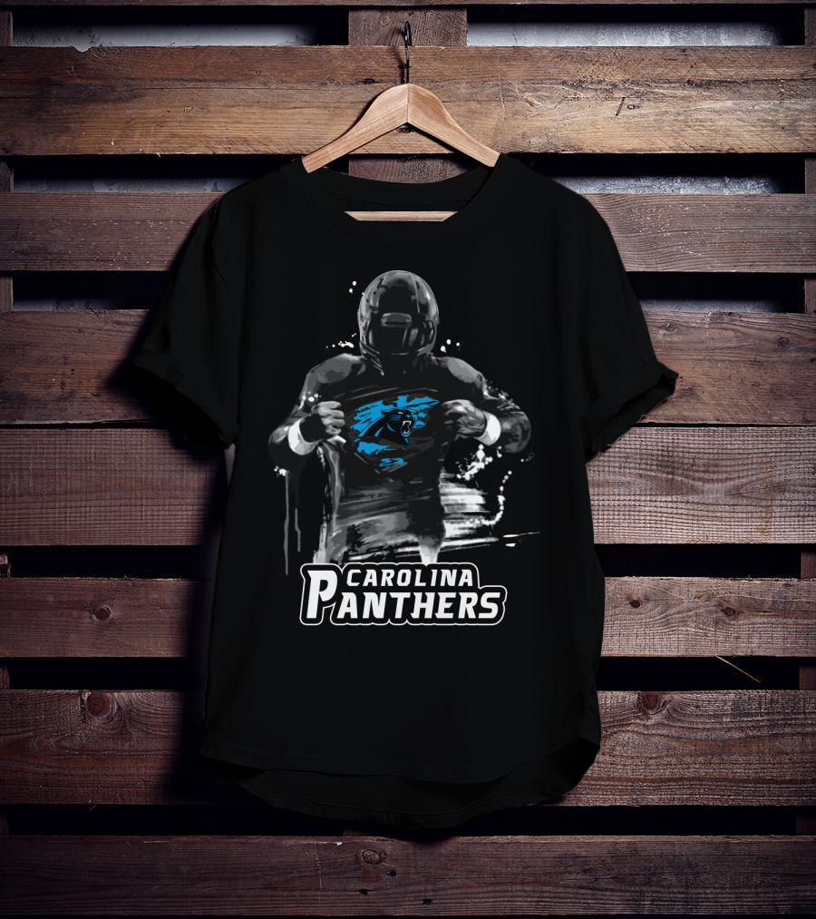Carolina Panthers Football Superhero T-Shirt