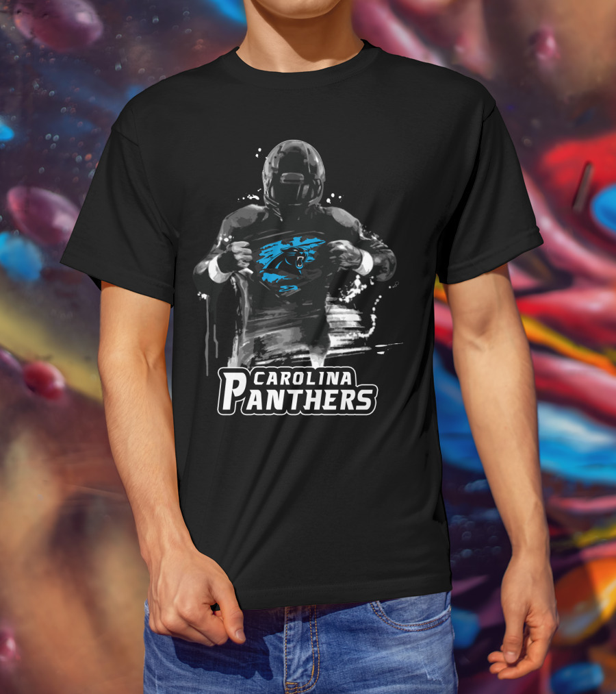 Carolina Panthers Football Superhero T-Shirt