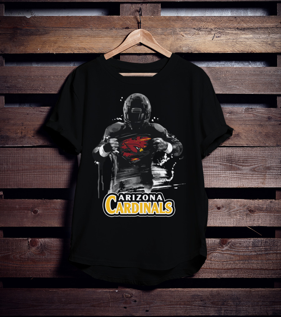 Arizona Cardinals Football Hero Emblem Reveal T-Shirt