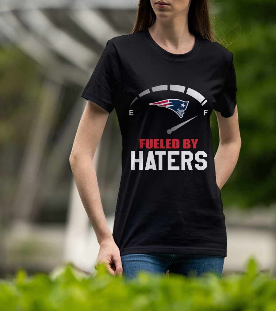 New England Patriots Fueled By Haters Gauge T-Shirt