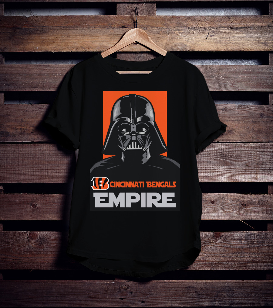 Cincinnati Bengals Darth Vader Empire T-Shirt