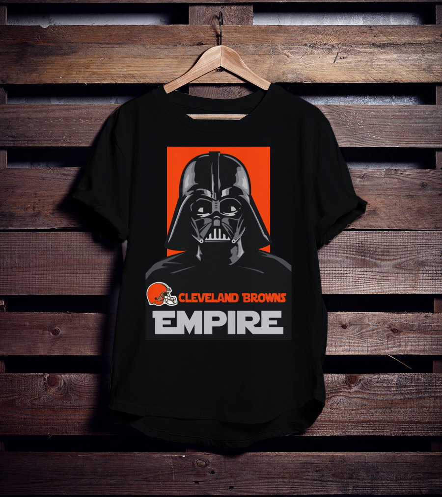 Cleveland Browns Empire Darth Vader Helmet T-Shirt
