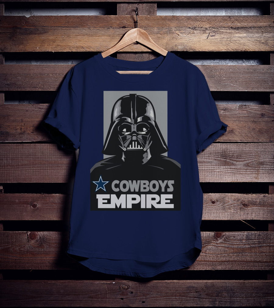 Cowboys Empire Darth Vader Star Wars Dallas Cowboys Star T-Shirt