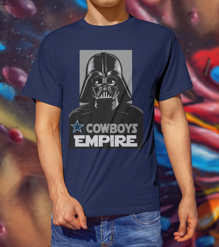 Cowboys Empire Darth Vader Star Wars Dallas Cowboys Star T-Shirt