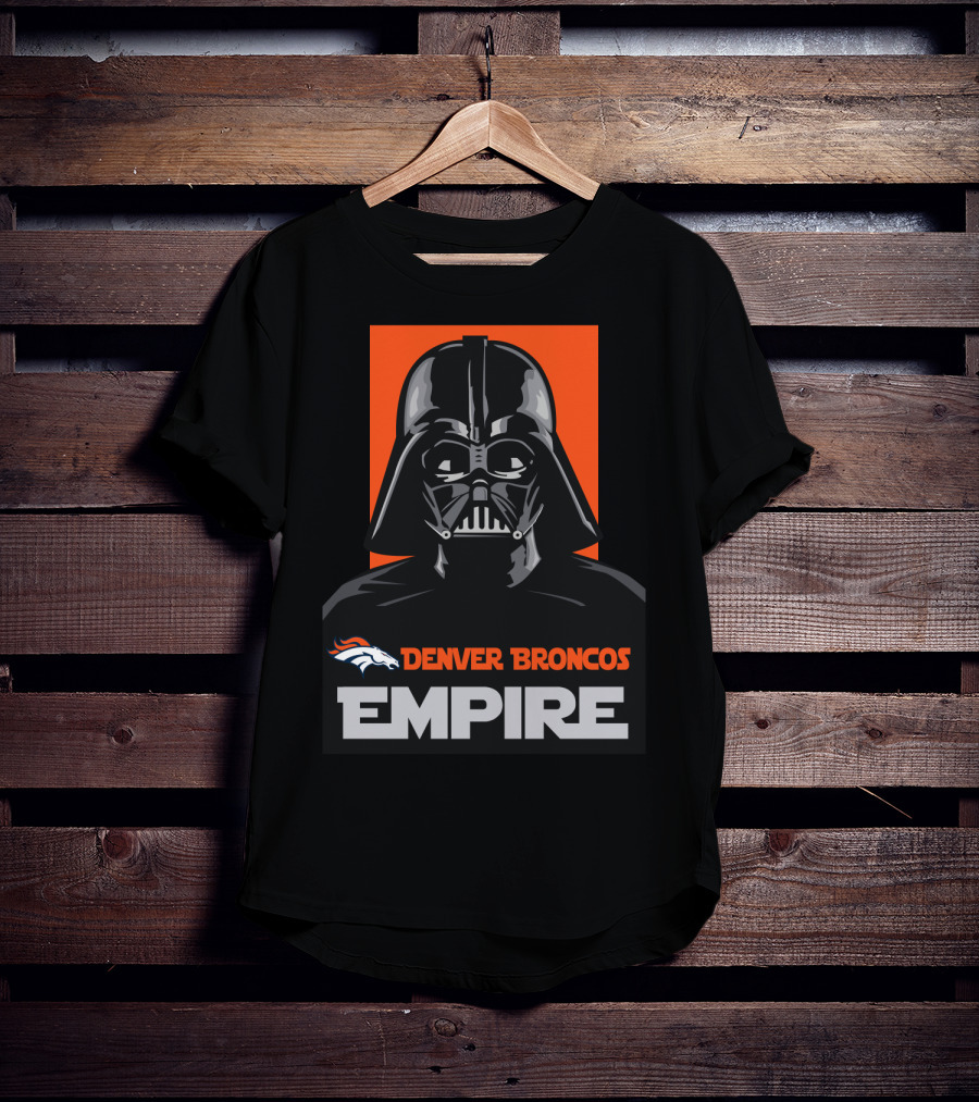 Denver Broncos Empire Darth Vader Broncos T-Shirt