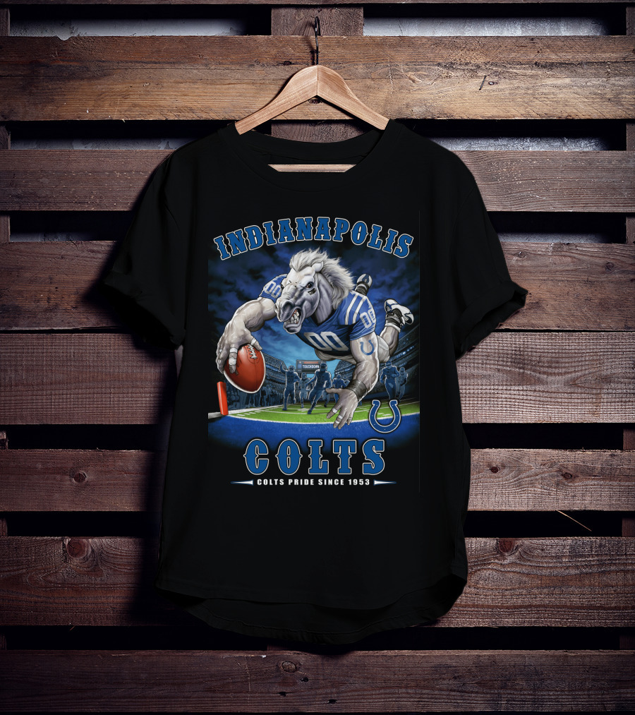 Indianapolis Colts Pride Since 1953 End Zone Touchdown Nfl T-Shirt