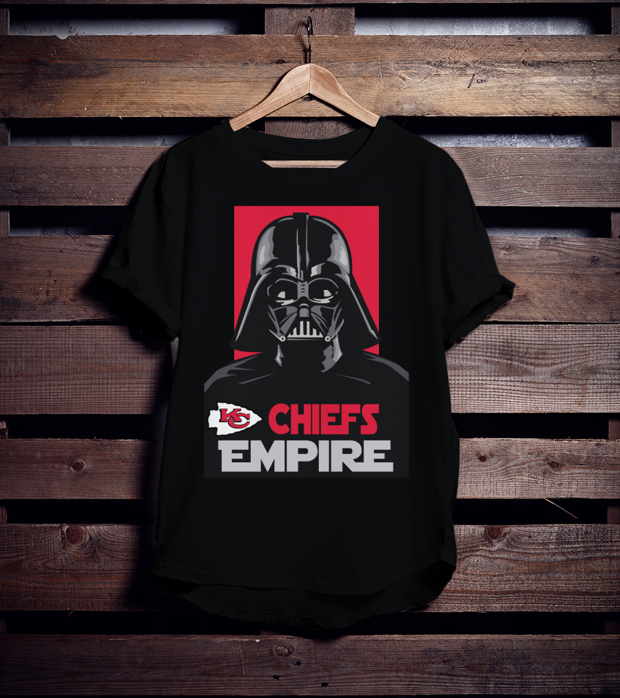 Chiefs Empire Darth Vader Kansas City Chiefs Fan Collaboration T-Shirt
