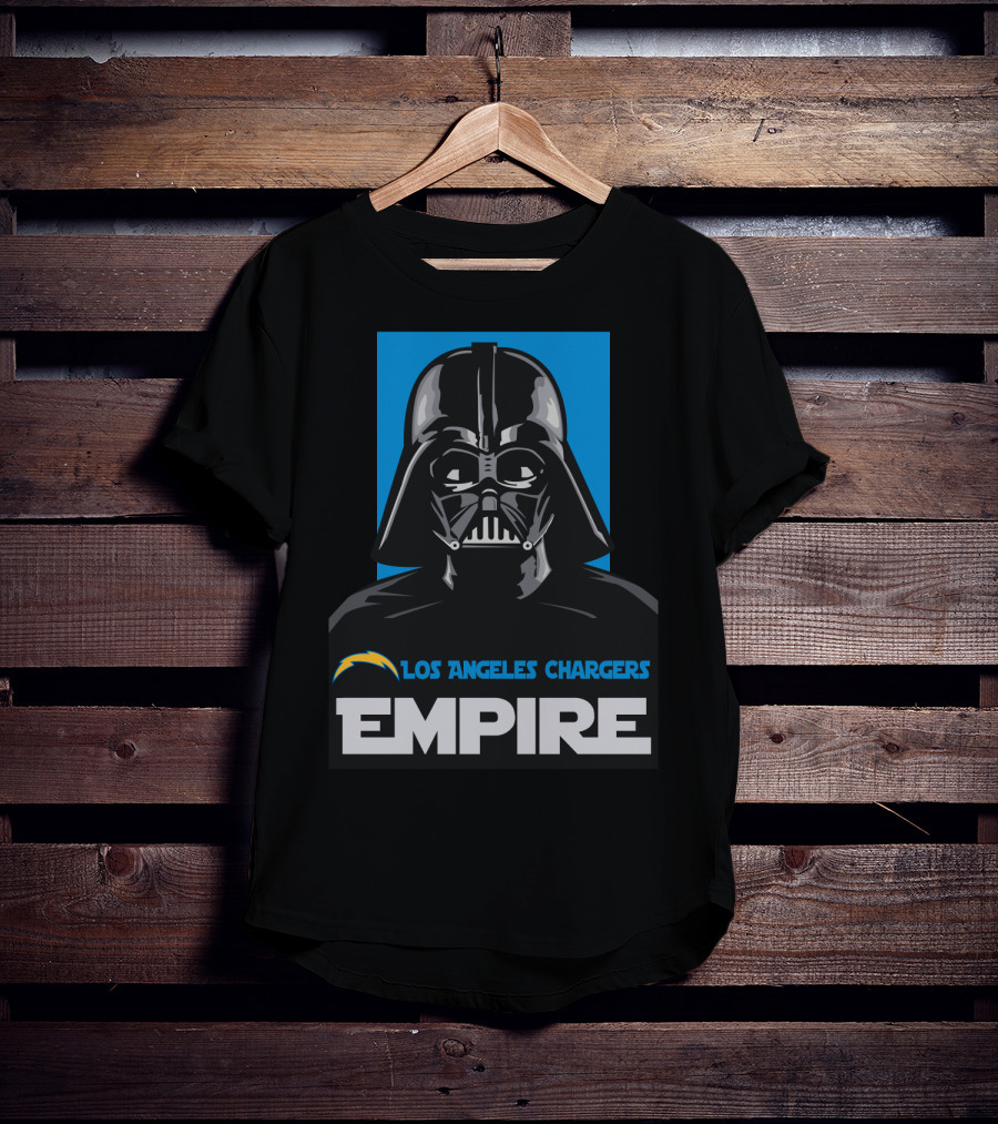 Los Angeles Chargers Empire Darth Vader T-Shirt