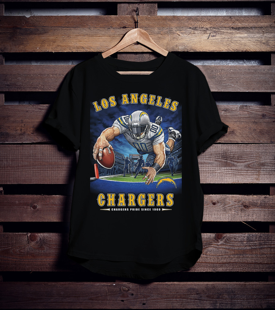 Los Angeles Chargers Touchdown Pride Since 1960 Nfl T-Shirt