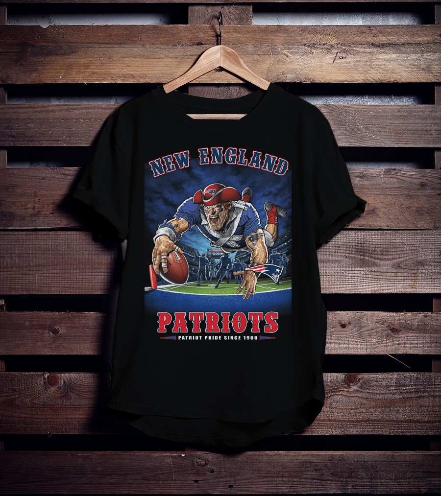 New England Patriots Patriot Pride Since 1960 End Zone Nfl T-Shirt
