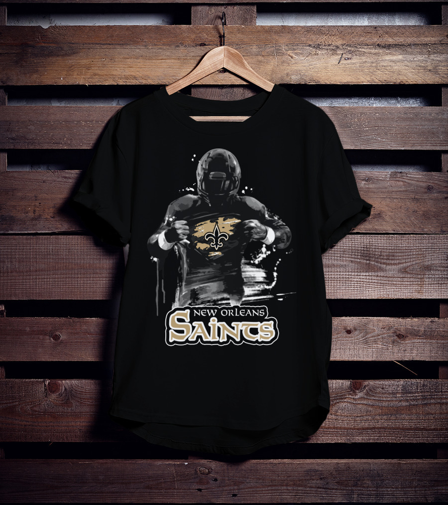New Orleans Saints Football Hero Fleur-De-Lis T-Shirt