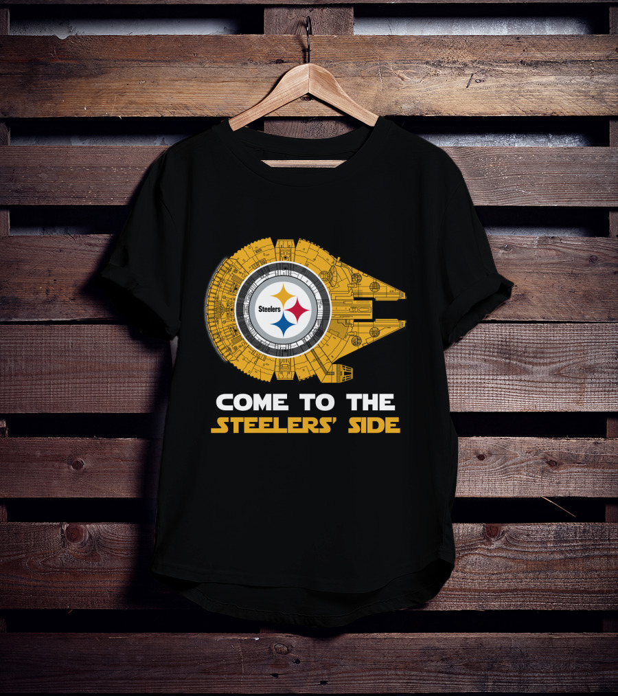 Steelers Come To The Side Millennium Falcon T-Shirt