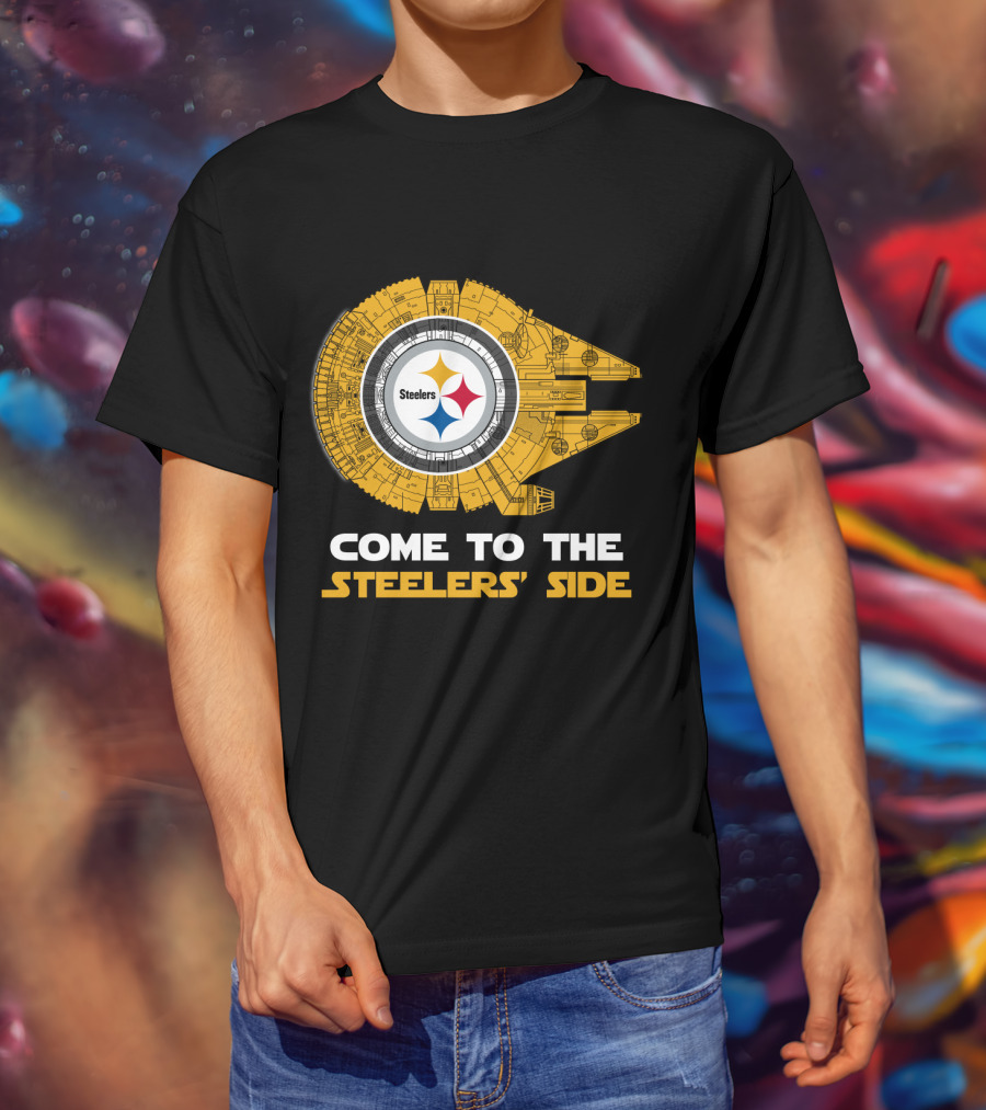 Steelers Come To The Side Millennium Falcon T-Shirt