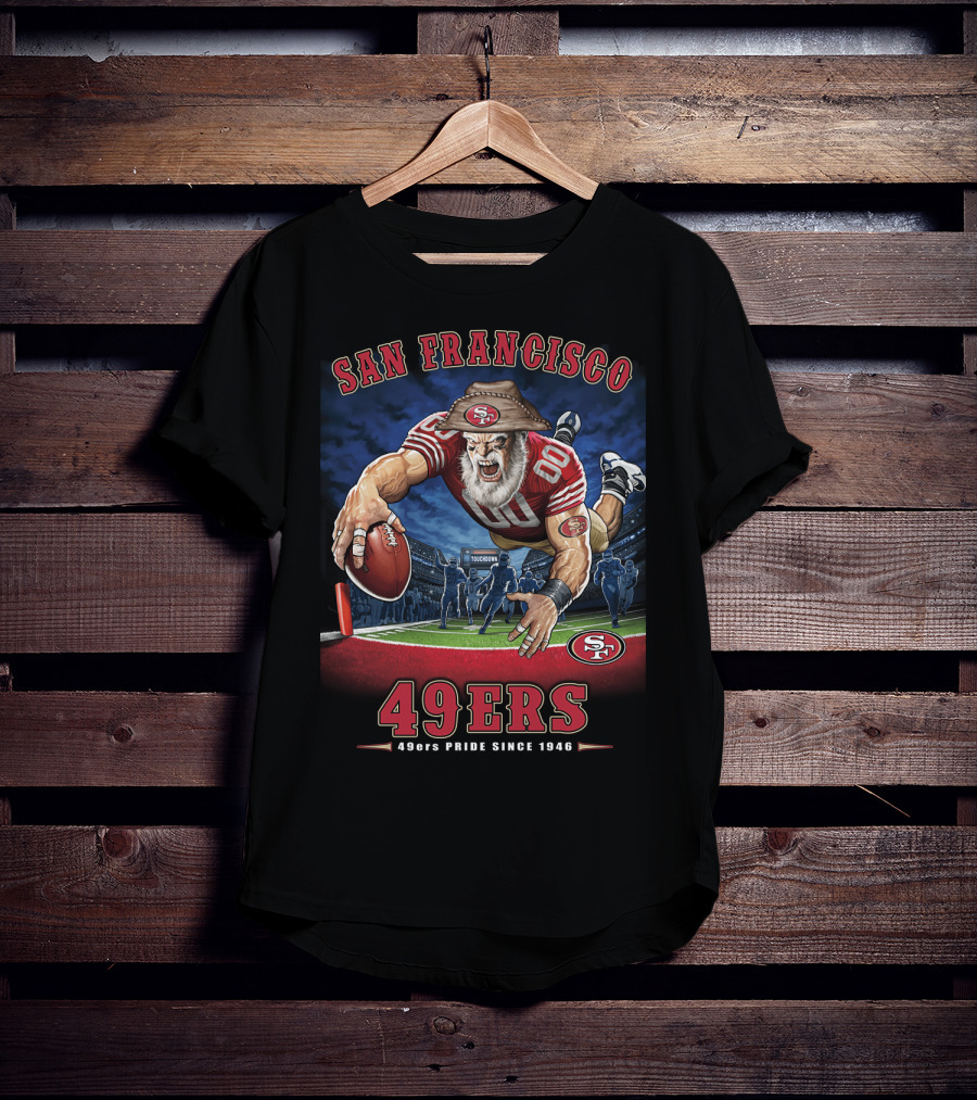 San Francisco 49ers 49ers Pride Since 1946 Touchdown Nfl T-Shirt
