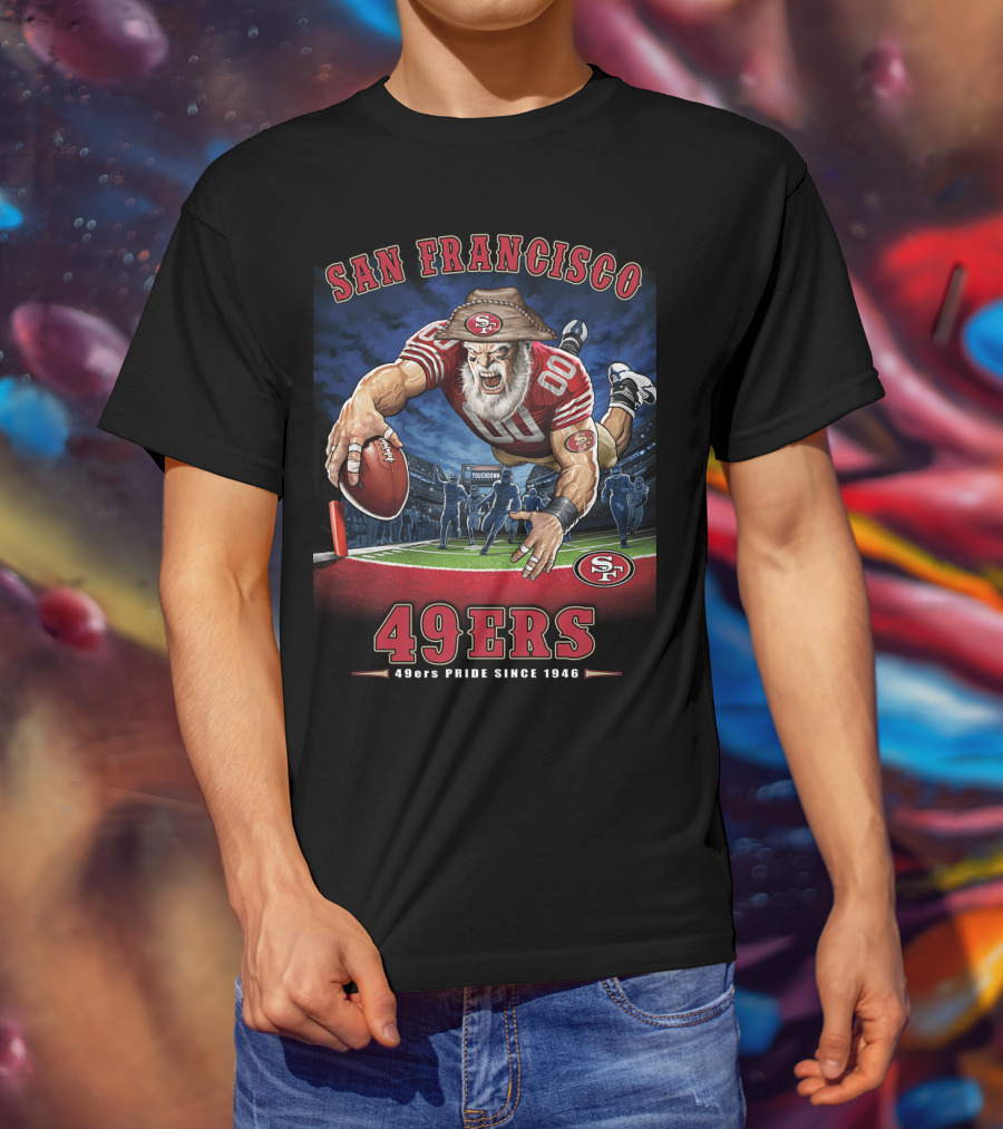 San Francisco 49ers 49ers Pride Since 1946 Touchdown Nfl T-Shirt