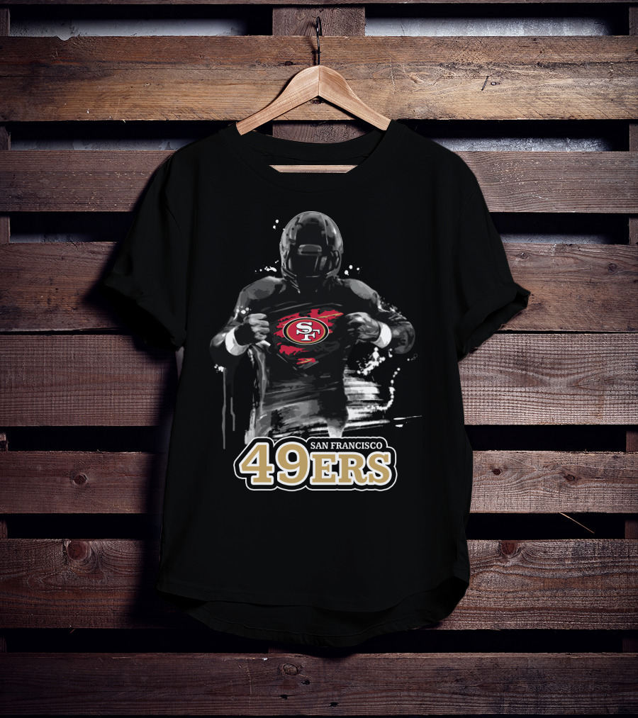 San Francisco 49ers Football Hero Logo Burst T-Shirt