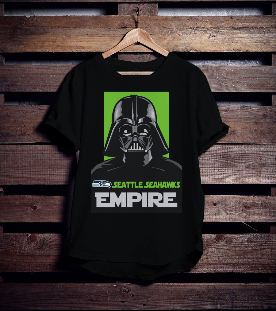 Seattle Seahawks Empire Darth Vader T-Shirt