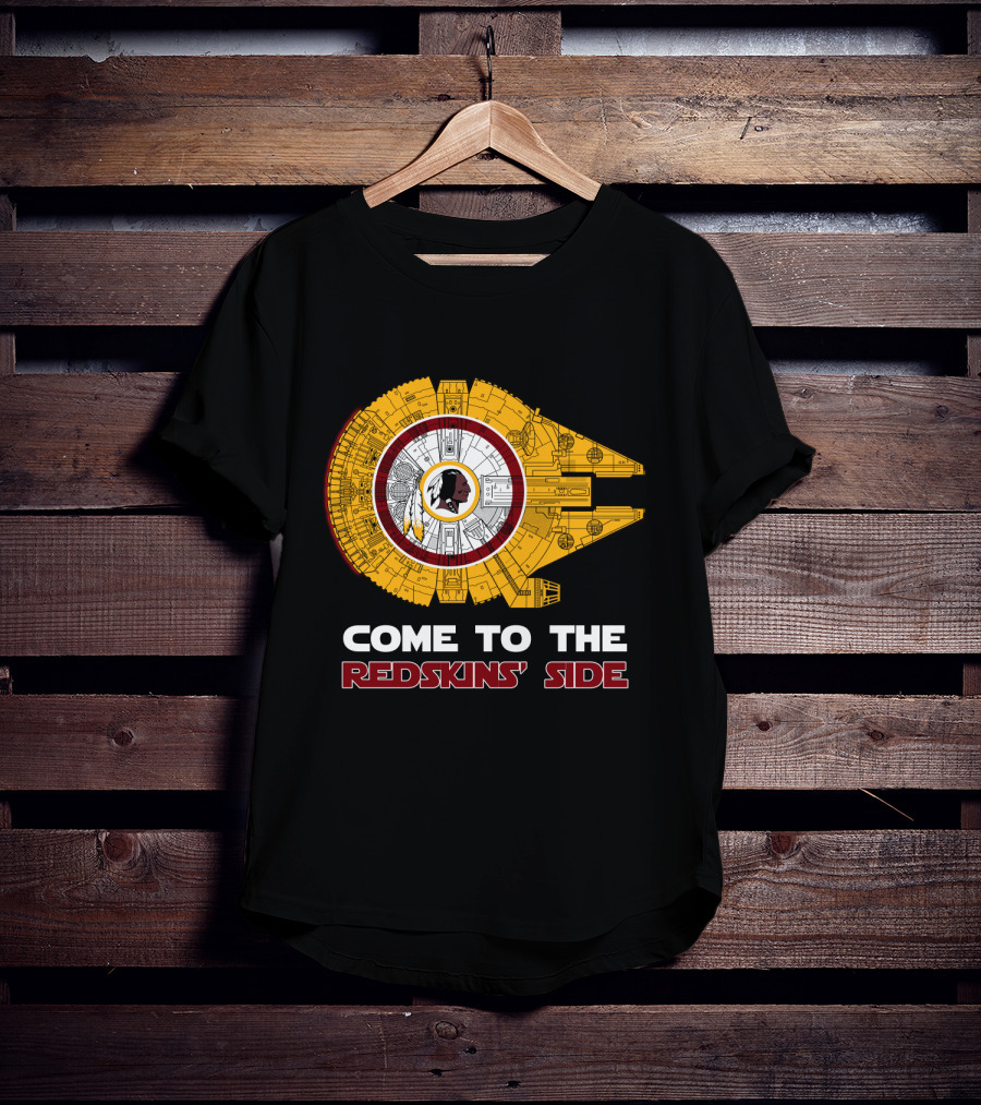 Come To The Redskins' Side Millennium Falcon Mix T-Shirt
