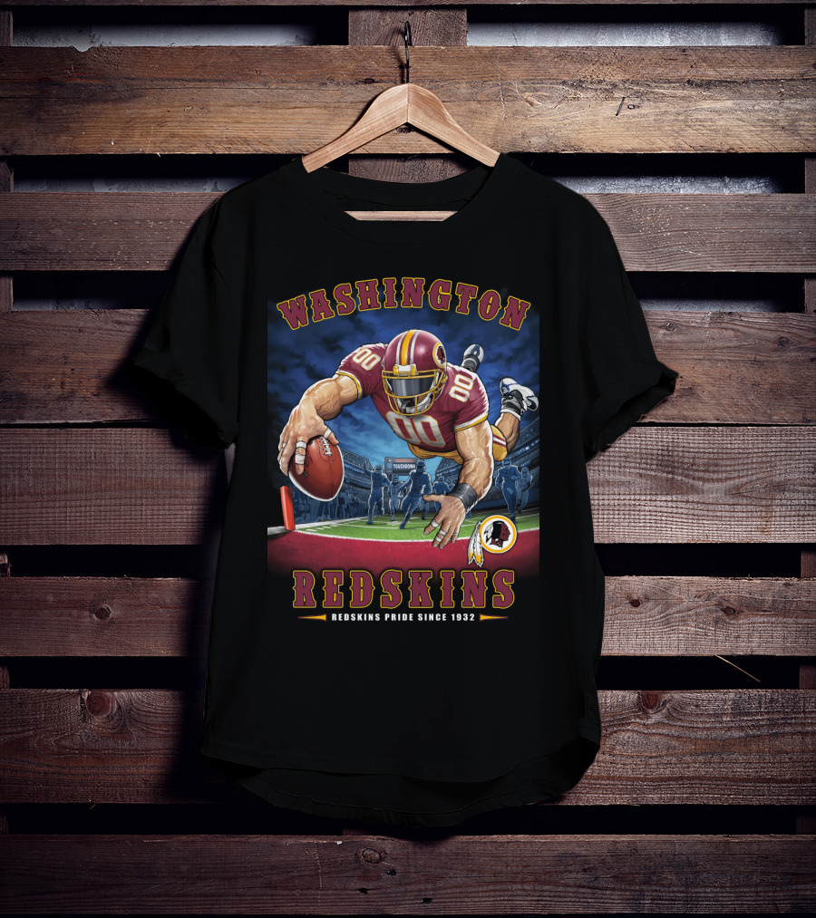 Washington Redskins Pride Since 1932 Touchdown Nfl End Zone T-Shirt