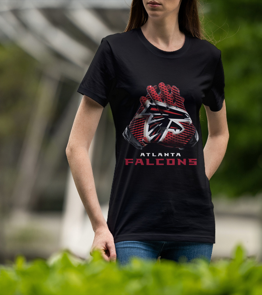 Atlanta Falcons Nfl Team Gloves T-Shirt