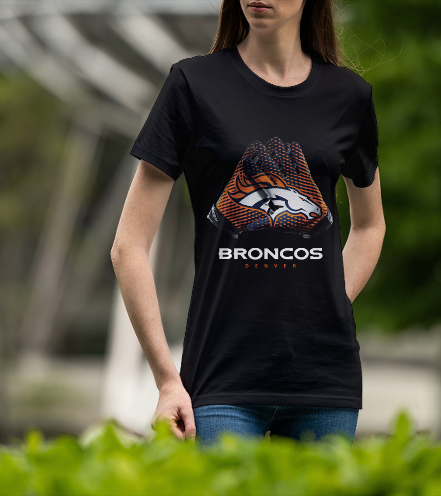 Denver Broncos Nfl Gloves Broncos Denver T-Shirt