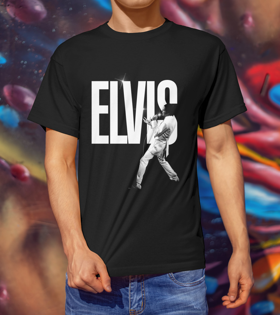 Elvis Sparkling Stage Performance T-Shirt