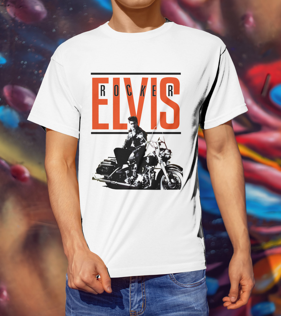 ELVIS Rocker Motorcycle T-Shirt
