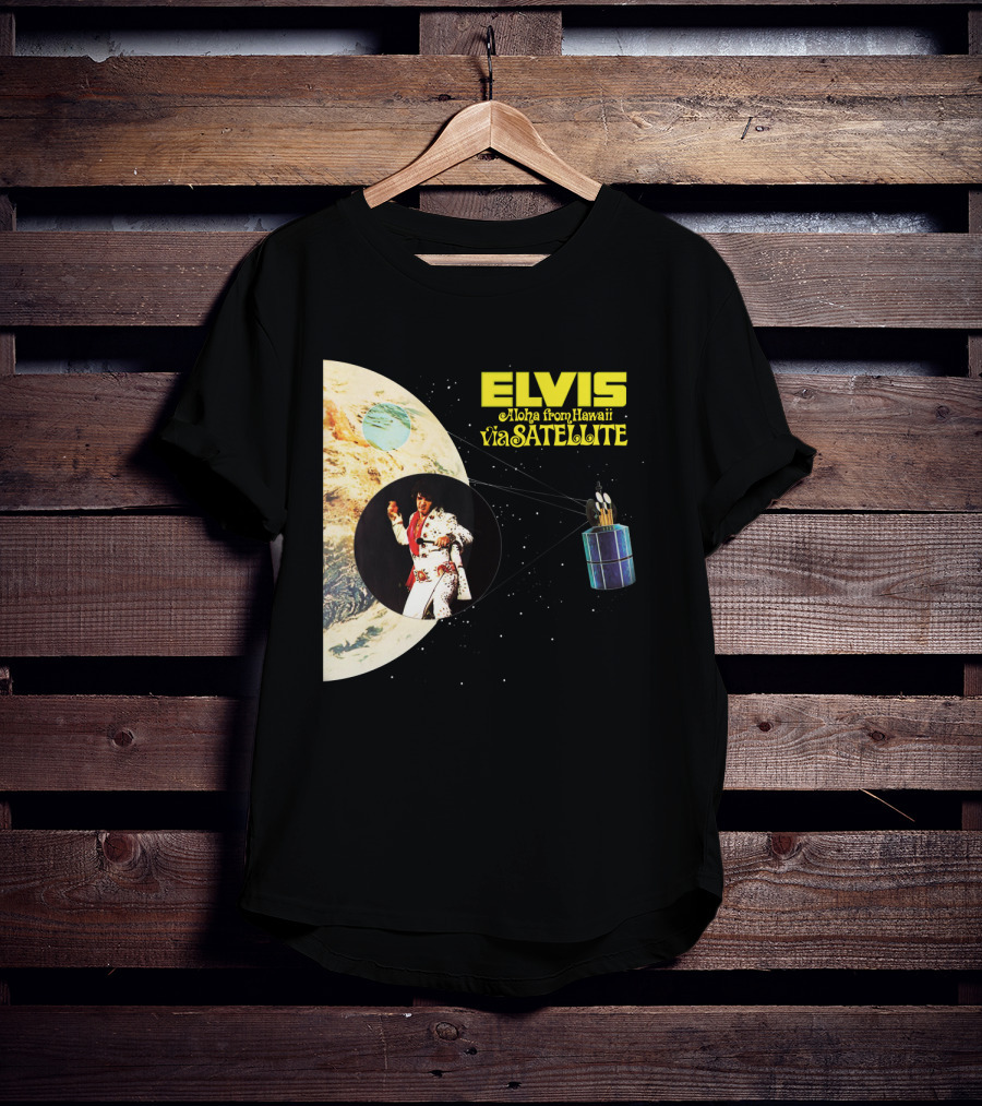 Elvis Aloha From Hawaii Via Satellite Earth Image Performance T-Shirt