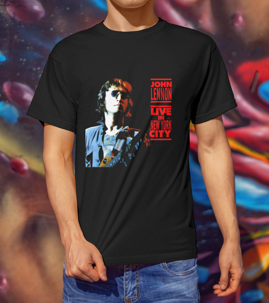 John Lennon Live In New York City T-Shirt