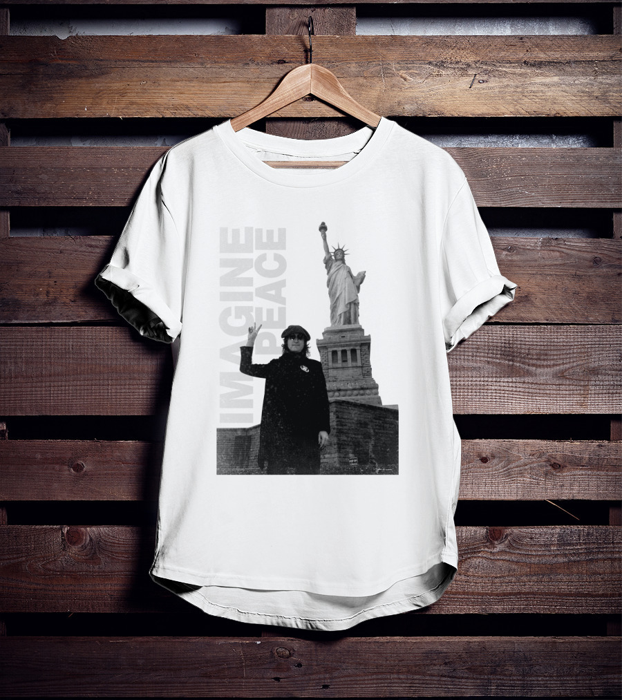 Imagine Peace Liberty Statue JLN 08 T-Shirt