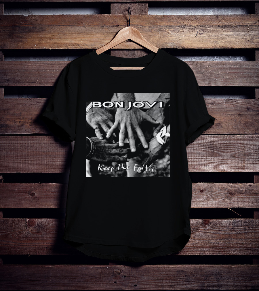 Bon Jovi Keep The Faith Hands Unity T-Shirt