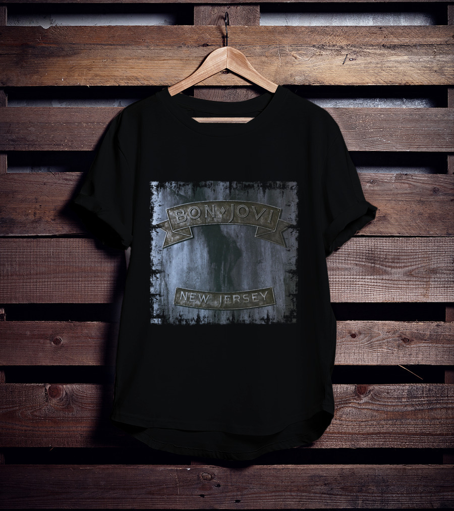 Bon Jovi New Jersey Album Cover T-Shirt