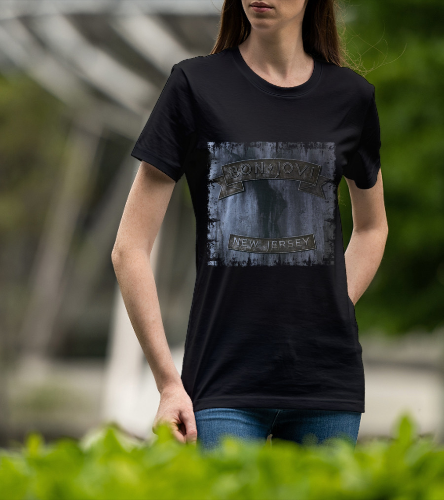 Bon Jovi New Jersey Album Cover T-Shirt