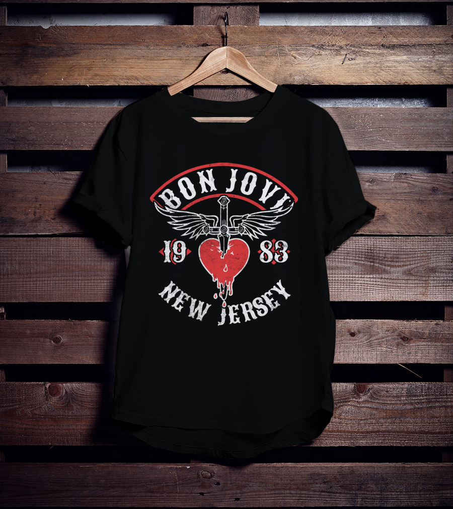 Bon Jovi 1983 New Jersey T-Shirt