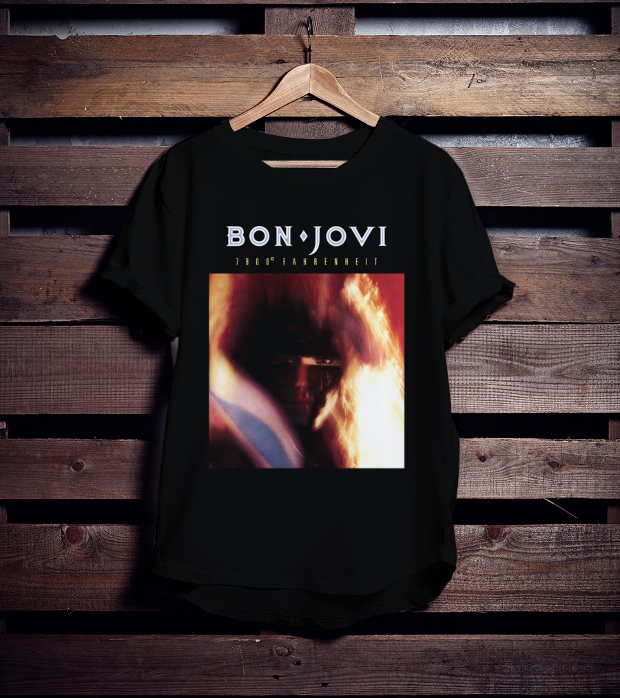 Bon Jovi 7800 Degrees Fahrenheit Album T-Shirt