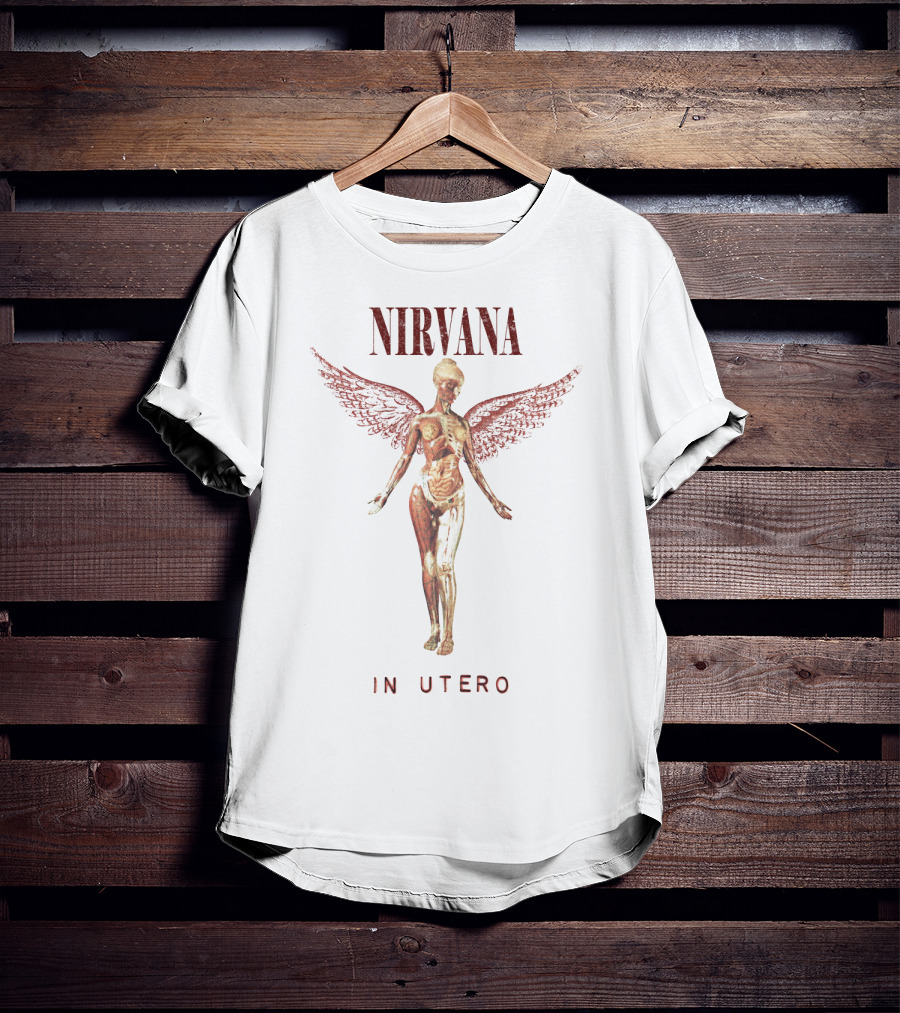 Nirvana In Utero Angel Wing Anatomy T-Shirt
