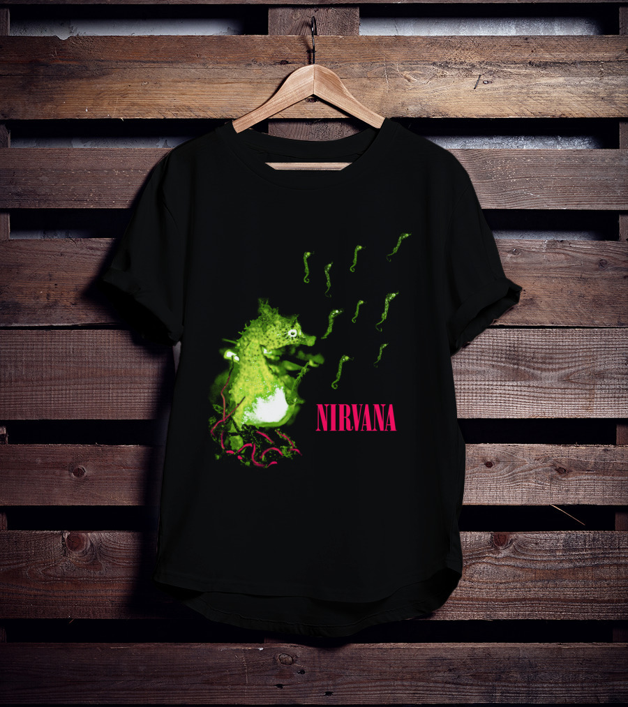 Nirvana Nvn 13 Green Seahorse T-Shirt