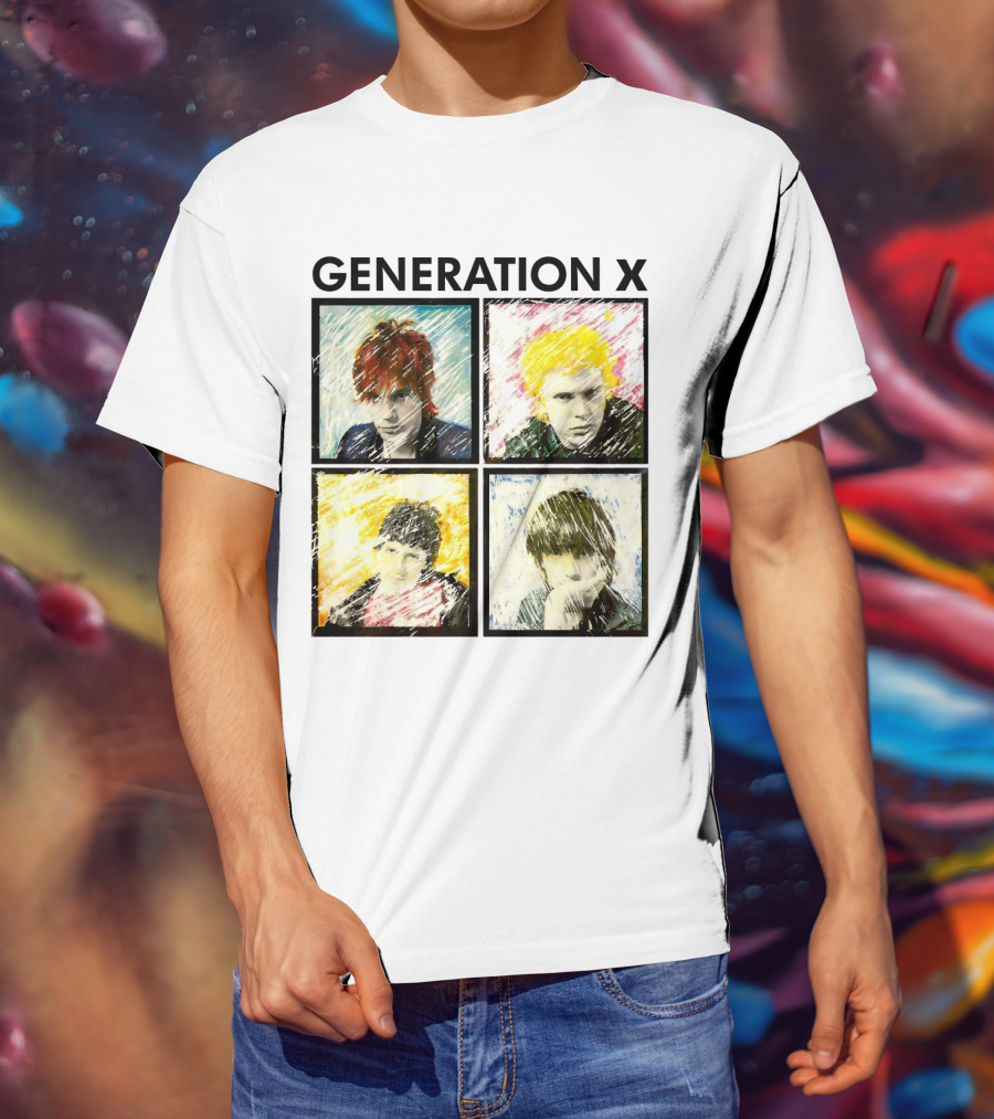 GENERATION X GX 02 Wild Pop Art Style Portraits T-Shirt