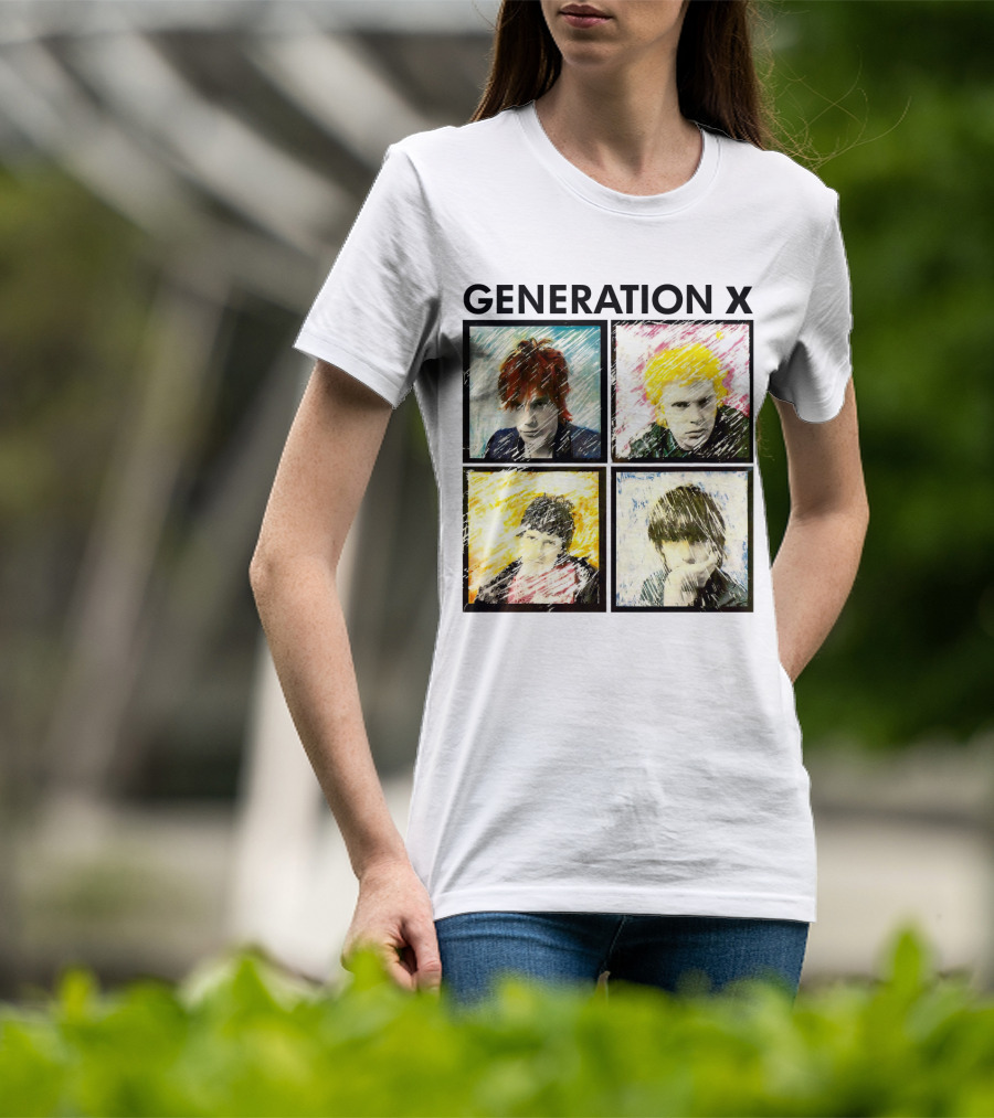GENERATION X GX 02 Wild Pop Art Style Portraits T-Shirt