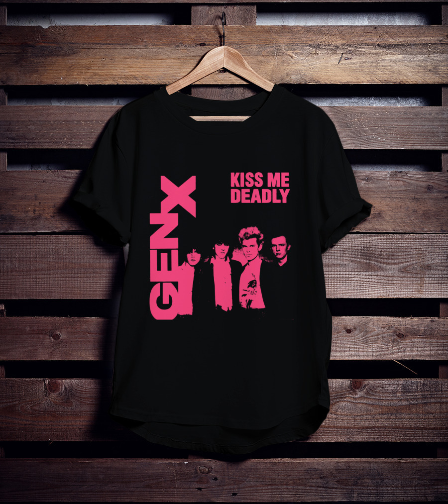 GEN X Kiss Me Deadly Band T-Shirt